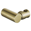 Fortifura Calvi Robinet de baignoire thermostatique avec douchette ronde, support et flexible lisse Laiton brossé PVD SW811975