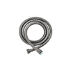 Fortifura Calvi Inbouw Regendoucheset - thermostatisch - plafondarm - glijstang - 30cm hoofddouche - staaf handdouche - metalen doucheslang - geborsteld Gunmetal PVD SW1412072