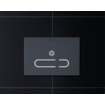 Duravit DuraSystem Plaque de commande électronique pour WC A2 230x10x157 mm SW471544