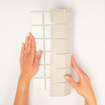 La mosaïque Mosaic Factory Barcelona - carreau de mosaïque - 30,9x30,9cm - carrelage mural et de sol - Carré - Porcelaine Blanc Mat SW62206