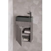 Differnz Hura Meuble lave-mains - 39,5x52x21,5cm - chêne gris SW1236927