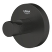 GROHE Start Crochet de serviette - rond - noir mat SW924692