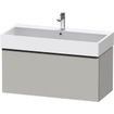 Duravit D-neo Meuble sous vasque 98.4x44.2x44cm 1 tiroir Gris béton mat SW641578