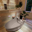 MONDIAZ FLOAT Baignoire îlot - 170x80cm - Smoke SW491516