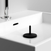 Clou Wash Me waterstop siliconen silicone Zwart SW9456