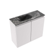 MONDIAZ TURE-DLUX Meuble toilette - 60cm - Cale - EDEN - vasque Lava - position gauche - sans trou de robinet SW1103699