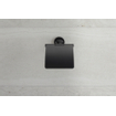 Duravit Starck T Porte-rouleau de toilette - avec couvercle - noir mat SW297081