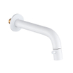 Fortifura Calvi Robinet lave-mains - encastrable - bec 18cm - à raccourcir - siphon - bonde non-obturable - blanc mat SW1189313