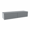 Mondiaz ALAN MODULE Wastafelonderkast - 140x41x30cm - 2 lades - push to open - Plata SW1015157