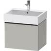 Duravit D-neo Meuble sous vasque 58.4x44.2x44cm 1 tiroir Gris béton mat SW640823