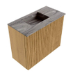 Mondiaz JOYA-DLUX 50cm meuble de salle de bains - couleur Oak - Vasque FAYE position Gauche Sans trou de robinet couleur Sombra. SW1424252