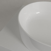 Villeroy & Boch Collaro lavabo à poser - ovale 56x36cm - sans trop-plein sans trou de robinet CeramicPlus blanc SW358399