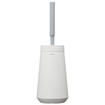 Tiger Tess Porte-balai de toilette avec brosse flexible Swoop® Blanc Gris clair SW877653
