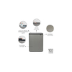 Brabantia Bo Touch Bin Afvalemmer - 2x30 liter - 2 kunststof binnenemmers - mineral concrete grey SW1117300