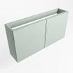 Mondiaz FOWY Meuble sous lave-mains - 80x22x50cm - 2 portes - push to open - softclose - Greey SW1016858