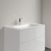 Villeroy & Boch Finion lavabo pour meuble - 1 trou de robinetterie 80x50cm - ceramic+ sans trop-plein blanc SW106520