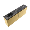 MONDIAZ TURE-DLUX meuble WC 120 cm Oro. EDEN lavabo Lava position gauche. Avec 1 trou de robinet. SW1103946