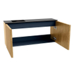 Mondiaz JOYA 90cm toiletmeubel - kleur Oak - Wastafel FAYE positie Links Zonder kraangat kleur Urban. SW1421184