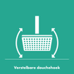Hansgrohe Pulsify e hoofddouche 260 2jet ecosmart met douchearm m.wit SW918172