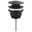 Fortifura Calvi Bouchon de vidage - vidage clic-clac - noir mat SW769497