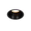 QAZQA Dept Spot encastré - 8.8x8.8x9.2cm - dimmable - IP44 - noir mat SW1187253