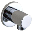 Wiesbaden coude mural rond 1/2" chrome SW10505