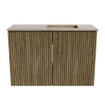 Mondiaz JOYA-DLUX 60cm meuble de salle de bains WC - couleur Dusk - Vasque FAYE position Droite 1 trou de robinet couleur Saba. SW1426045