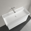 Villeroy & Boch Collaro Plan vasque 100x47cm sans trou de robinet sans trop-plein Ceramic+ Stone white SW358379