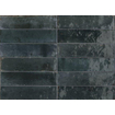 Ceralto Pavero Urban Wandtegel - 6x24cm - 10mm - porcellanato - Blu Glans (Blauw) SW498007