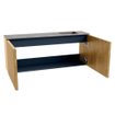 Mondiaz JOYA-DLUX 100cm toiletmeubel - kleur Oak - Wastafel FAYE positie Rechts 1 kraangat kleur Oza. SW1424104