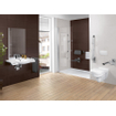 Villeroy & Boch ViCare Cuvette à fond profond - ViCare - sans rebord de rinçage - suspendue au mur - avec AntiBac - Blanc Alpin AntiBac CeramicPlus SW654864