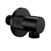 Wiesbaden coude mural rond 1/2" noir mat SW295966