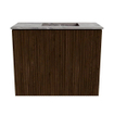 Mondiaz JOYA-DLUX Meuble de toilette 50cm - couleur Walnut - Lavabo FAYE position Droite Sans trou de robinet couleur Sombra SW1424701