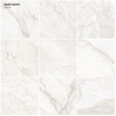 Edimax astor carreau de sol et de mur blanc velours 60x60 cm rectifié aspect marbre blanc mat SW405478