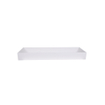 Zeza Arte Nis Inbouw - 30x90x10cm - solid surface - wit mat SW1472203