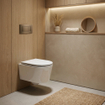 Clou InBe WC sans bride compact 48cm avec abattant frein de chute Blanc brillant SW369990