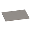 BRAUER MDF wastafelblad 60x46x2cm zonder kraangat MDF mat Taupe SW445592