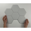 Terravito Bereno wand- en vloertegel - 15x17cm - 9mm - Zeshoek - Lichtgrijs mat SW476709