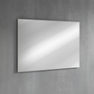Saniclass Prime Core Ensemble meuble de salle de bains - 100x50x45cm - 1 vasque ovale en céramique blanche - 1 trou de robinet - 2 tiroirs - miroir rectangulaire - mat greige (gris) SW925888