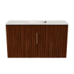 Mondiaz JOYA-DLUX 70cm meuble de salle de bains - couleur Ruby - Lavabo FAYE position Milieu Sans trou de robinet couleur Ostra. SW1423771