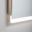 BRAUER Twinlight Spiegel - 140x70cm - verlichting - rechthoek - zilver SW278185