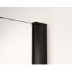 Fortifura Galeria Douche à l'italienne - 180x200cm - verre satiné - Noir mat SW876798