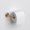 Clou Kaldur porte-rouleau de papier toilette en forme de L sans clapet bronze brossé PVD SW917311