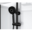 Ritmo cabine de douche - 90x90cm - y compris garniture de douche - noir SW1408476
