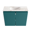 MONDIAZ TURE-DLUX Meuble toilette - 60cm - Smag - EDEN - vasque Frappe - position centrale - 1 trou de robinet SW1103006