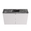 MONDIAZ TURE-DLUX Meuble toilette - 80cm - Cale - EDEN - vasque Lava - position centrale - 1 trou de robinet SW1103691