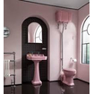Burlington Bespoke Confetti Pink Edwardian 61cm lavabo sur pied Rose SW541214