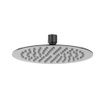 IVY Bond Ensemble de douche de pluie - encastré - symmetry - inverseur d’arrêt 2 voies - bras de plafond 30 cm - pomme de douche slim 20 cm - barre de douche avec sortie - flexible de douche 150 cm - douchette satin spray - Chrome noir PVD SW1034425