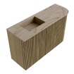 Mondiaz JOYA-DLUX 71.6cm toiletmeubel - ronding rechts kleur Dusk - Wastafel FAYE positie Links 1 kraangat kleur Arena. SW1425785