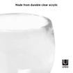 Umbra Droplet Verre 9x9x10cm Acrylique Transparent SW719958